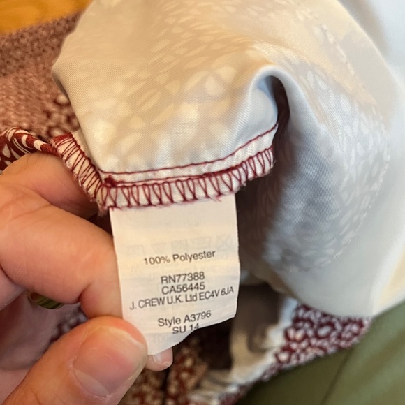 JCrew Patterned Drawstring Pants - Picture 7 of 8